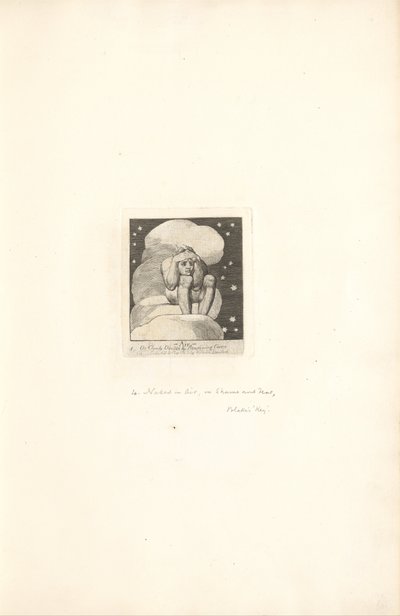 For the Sexes. The Gates of Paradise, Plate 6, Air by William Blake